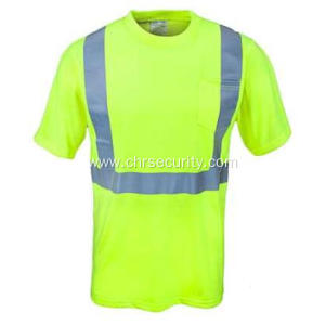 Men's Yellow High Visibility Work Shirt
